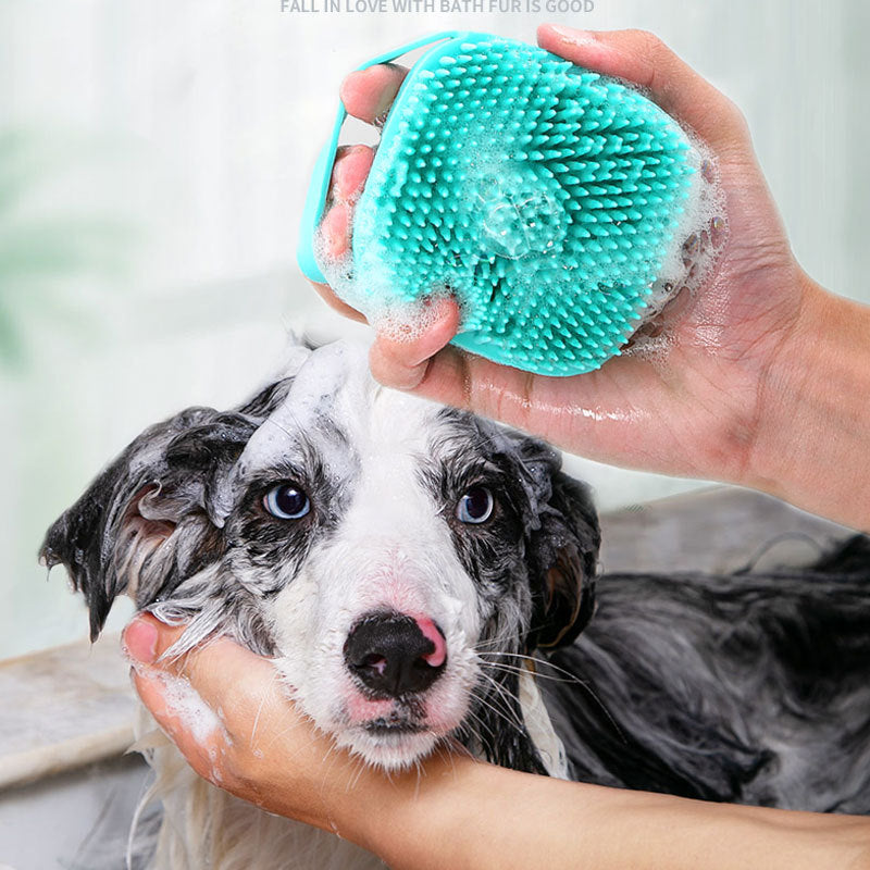 2-in-1 Pet Shampoo and Grooming Brush