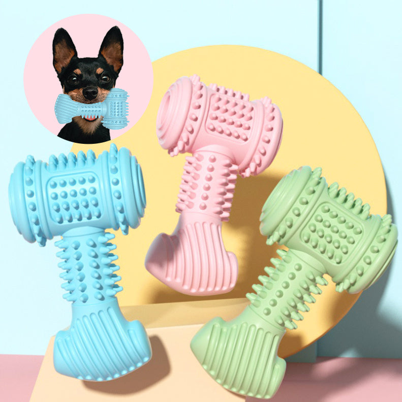 Indestructible Dog Chew Toy – TPR Teeth Cleaning & Teething