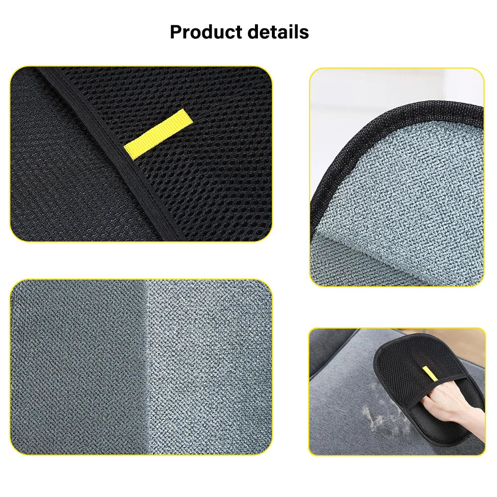 Cat Hair Cleaner Pet Gloves Household Hair Remover Cat Dog Hair Remover Brush Remover Hair Sticking Device Home Hair Scraper