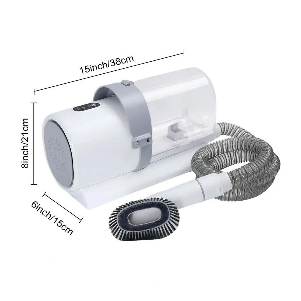Dog Hair Vacuum & Grooming Kit, Pet Grooming Vacuum with 4 Limited Combs, 2.5L Dust Cup Dog Brush Vacuum with Grooming Tools