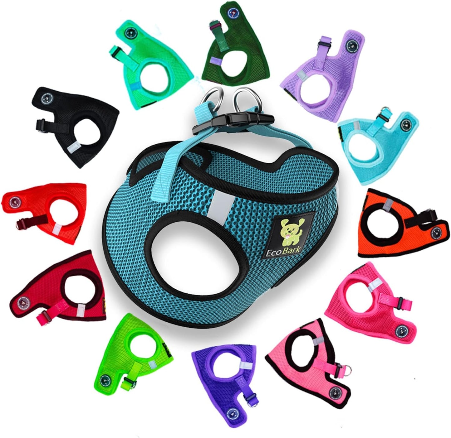 Reflective and Adjustable Teacup Harness 