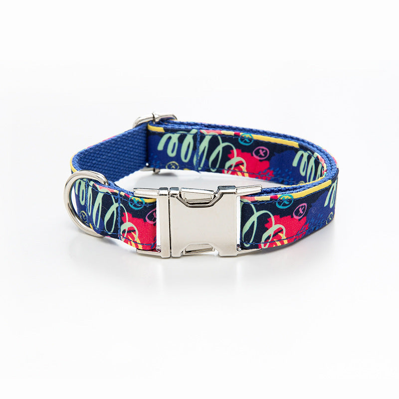 Matching Pet Collar and Leash Set