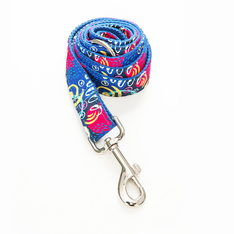 Matching Pet Collar and Leash Set