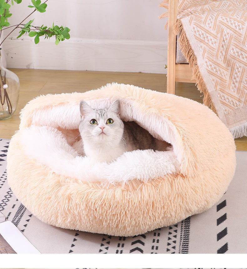 Ultra-Soft Plush Bed for Pets