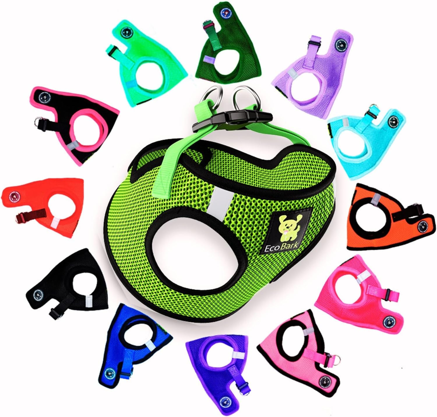 Reflective and Adjustable Teacup Harness 