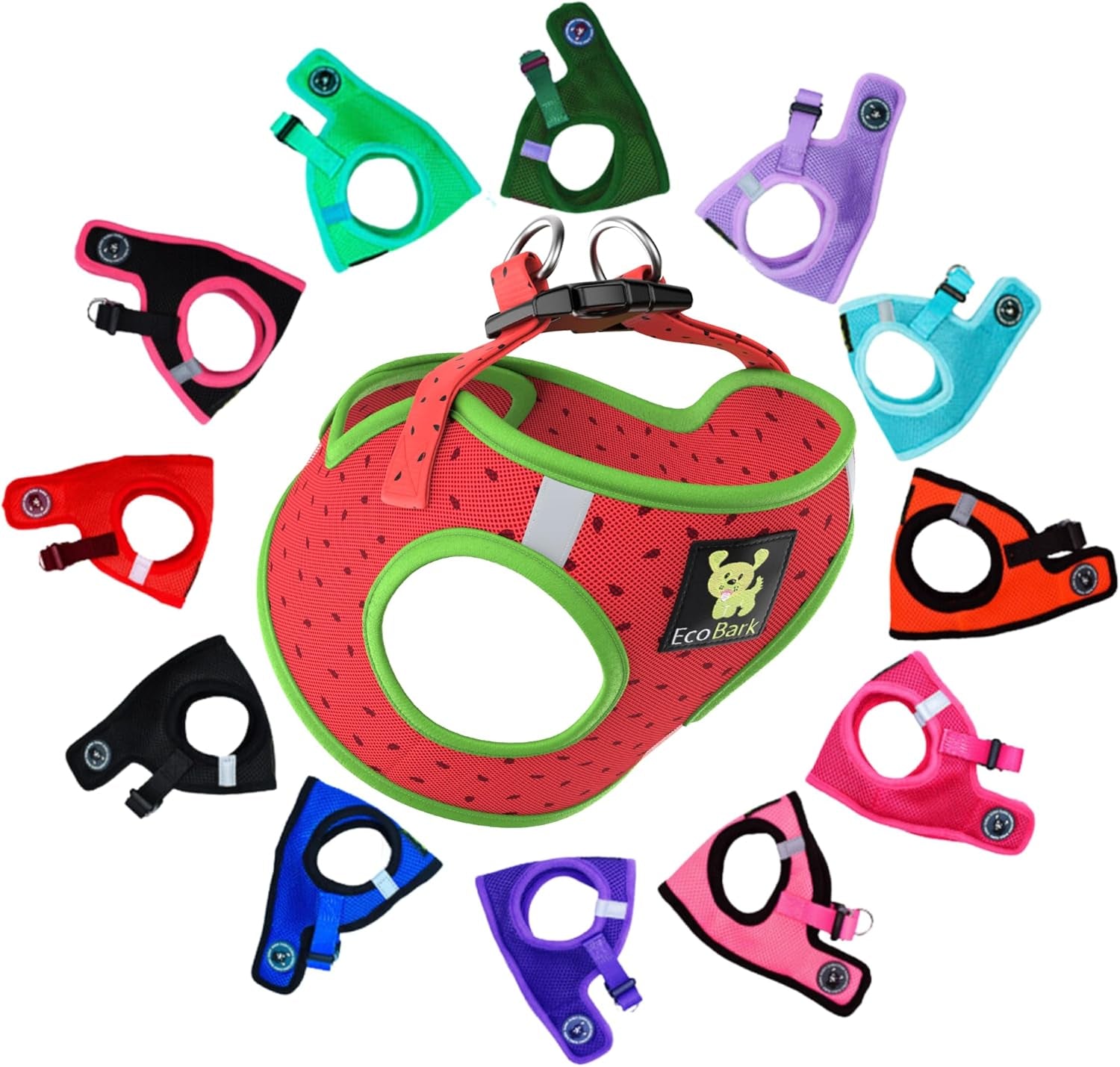 Reflective and Adjustable Teacup Harness 