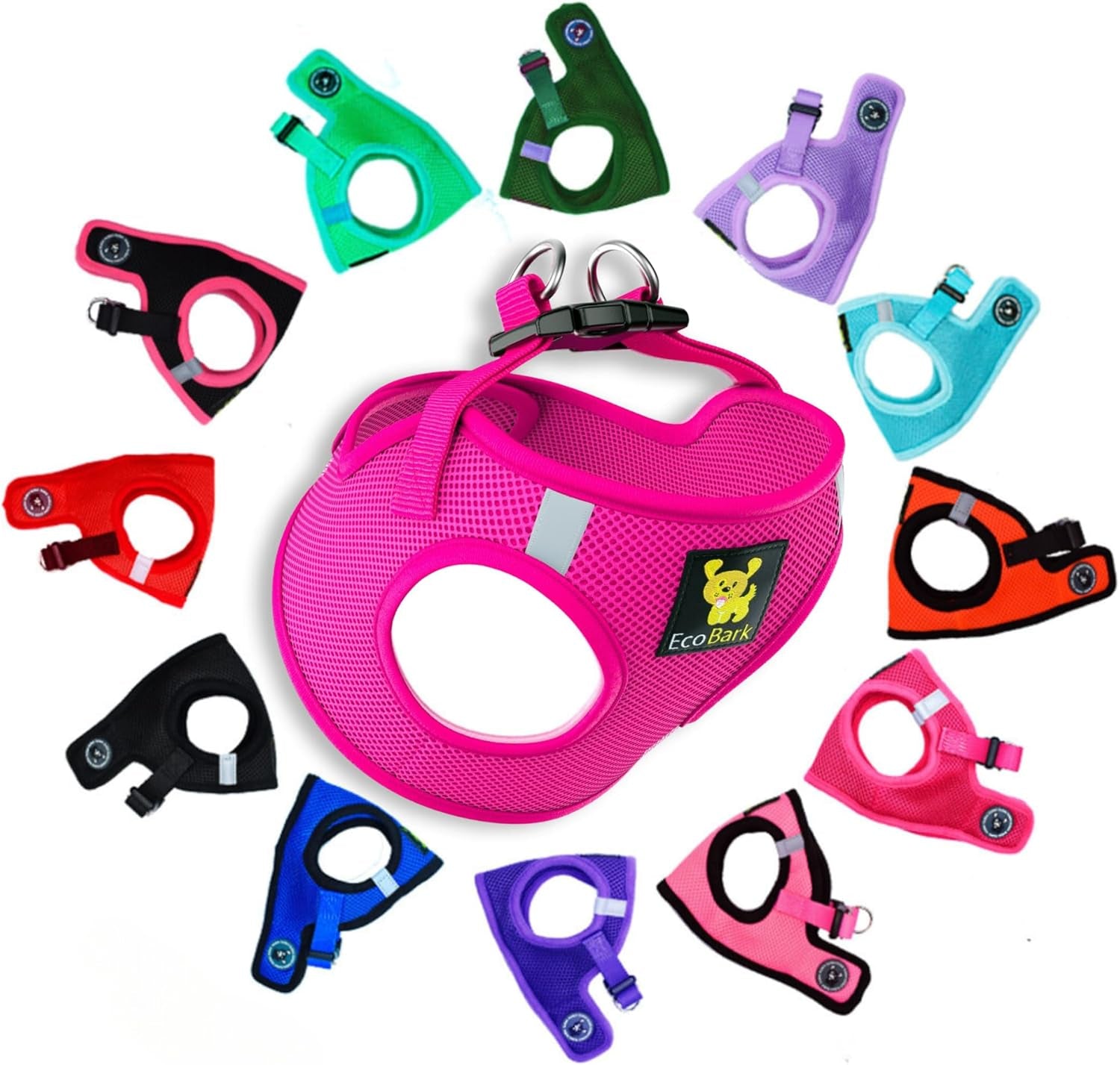 Reflective and Adjustable Teacup Harness 