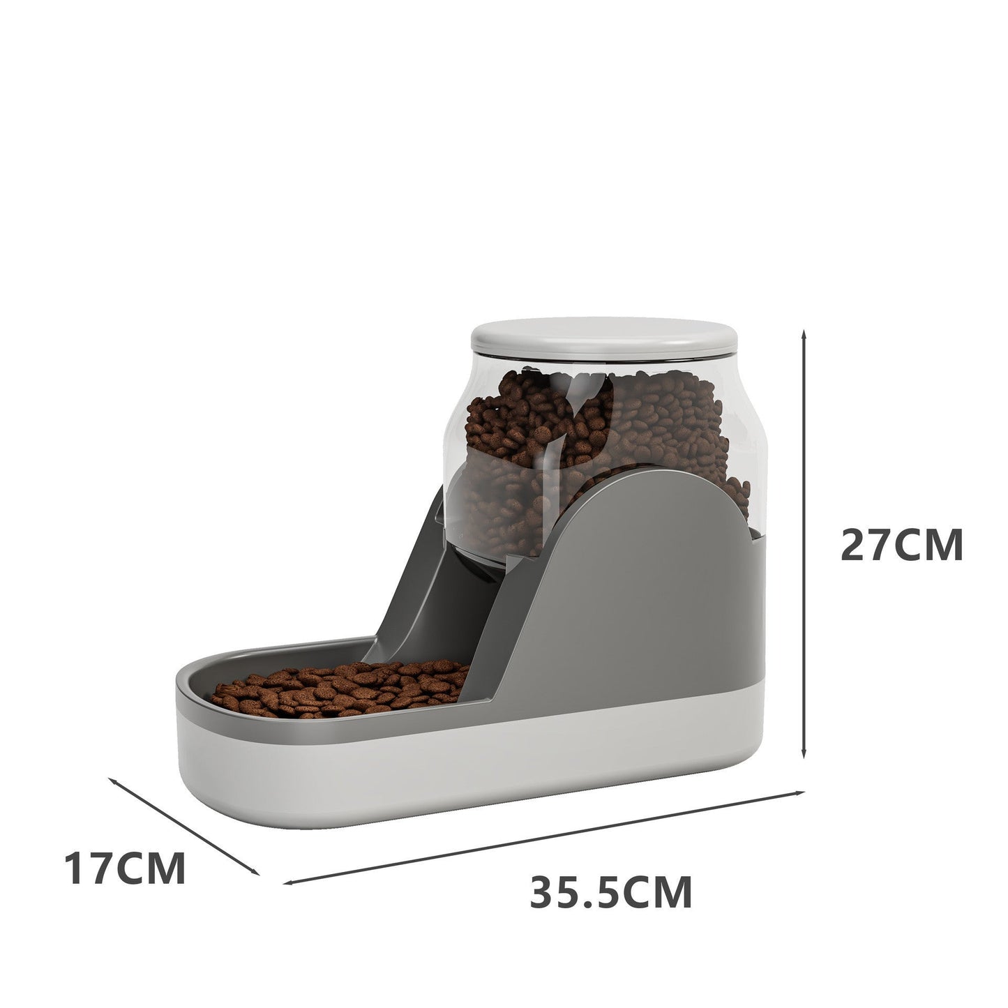 Dual Pet Water and Food Dispenser