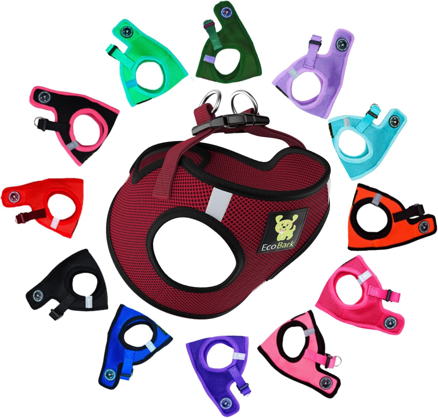 Reflective and Adjustable Teacup Harness 