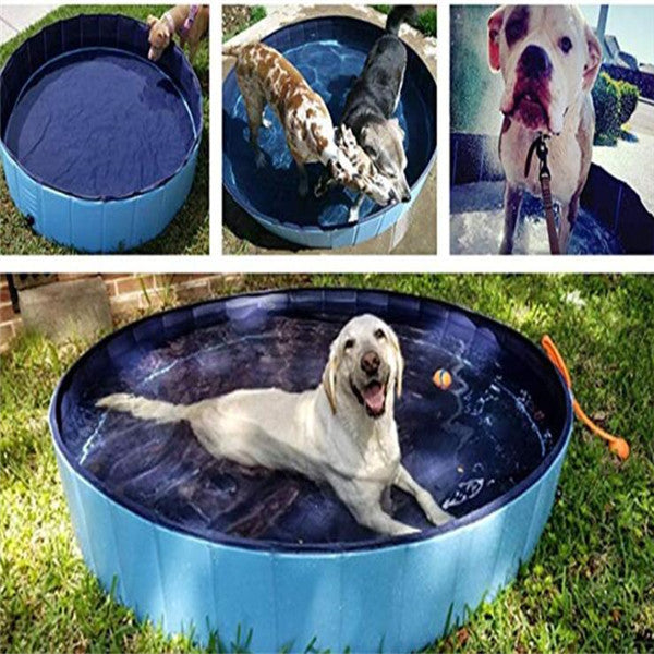 Foldable Pet Pool for Bath & Swim