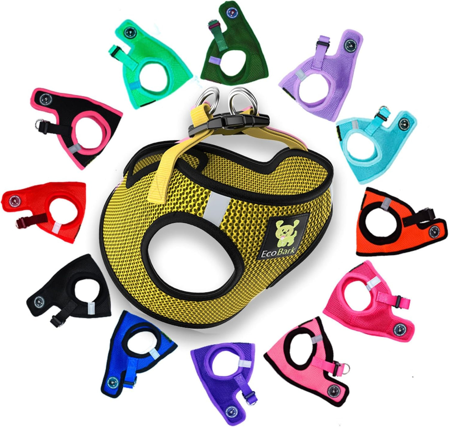 Reflective and Adjustable Teacup Harness 