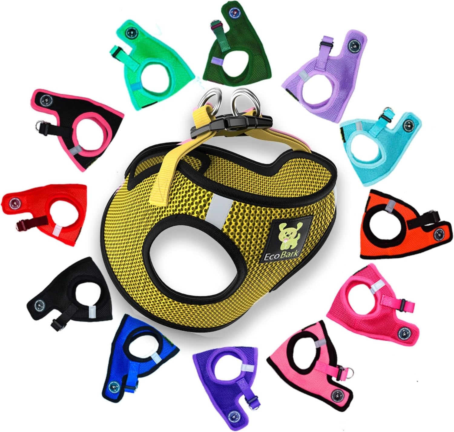 Reflective and Adjustable Teacup Harness 