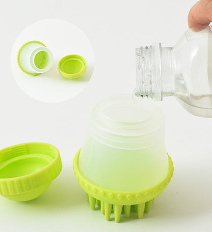Pet Shampoo Massager and Grooming Set