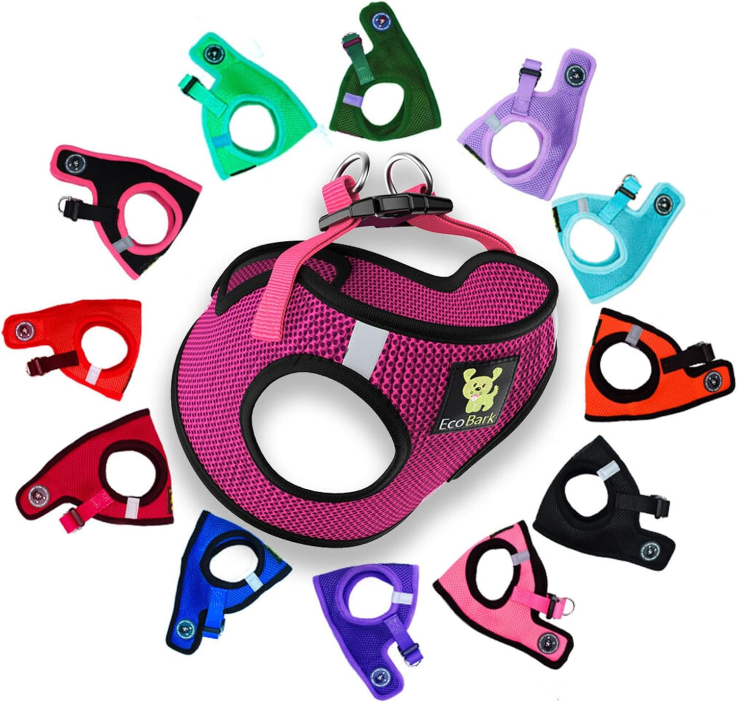 Reflective and Adjustable Teacup Harness 