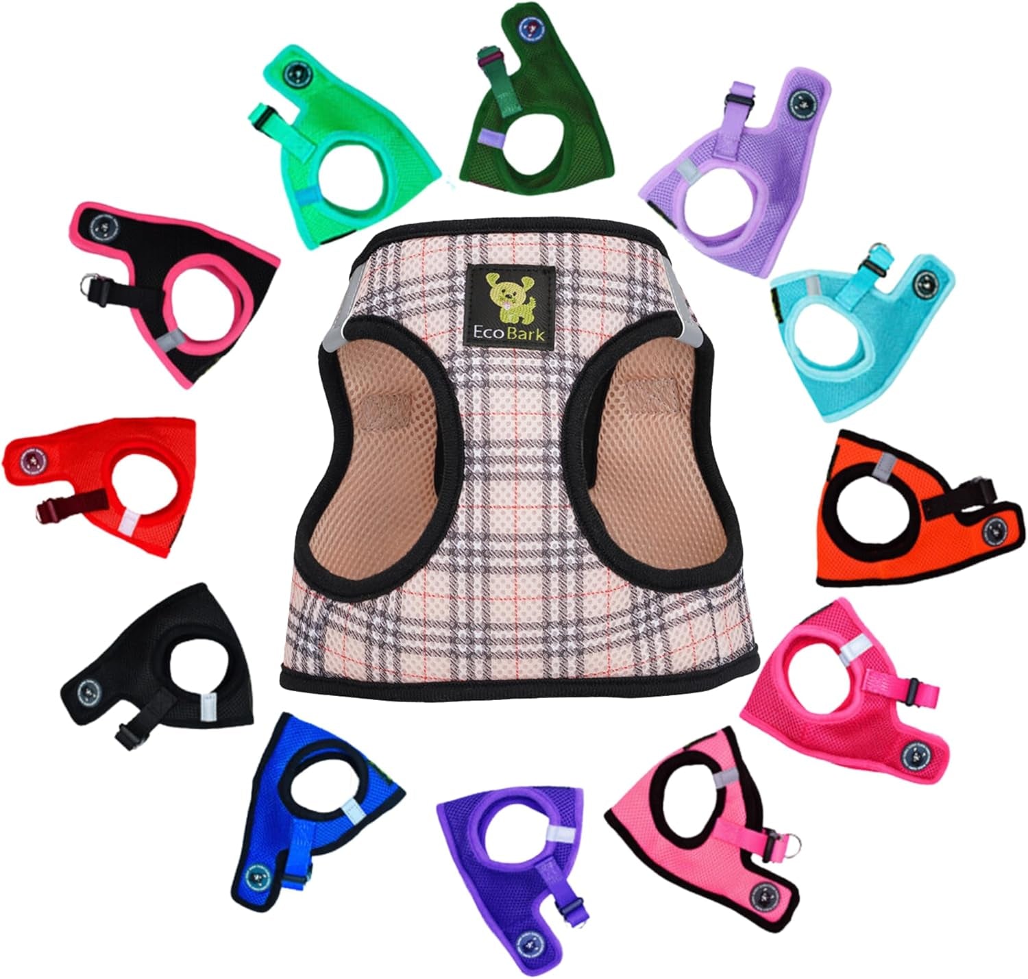 Reflective and Adjustable Teacup Harness 