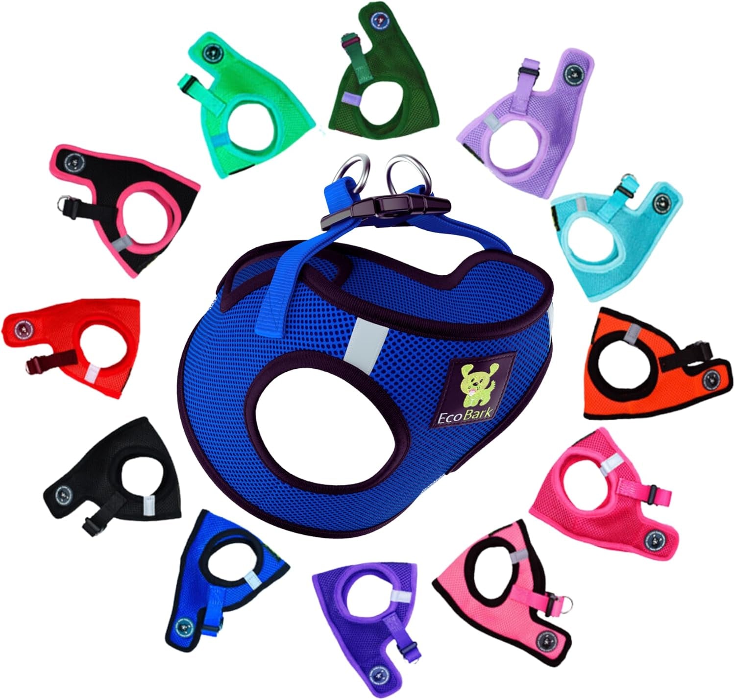 Reflective and Adjustable Teacup Harness 