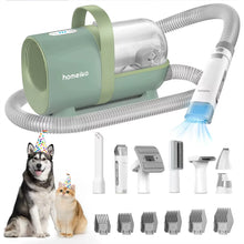 Pet Grooming Kit&Vacuum 99% Pet Hair Suction,Dog Grooming Vacuum with Nail Grinder/Paw Trimmer/Shedding Brush for Dogcat