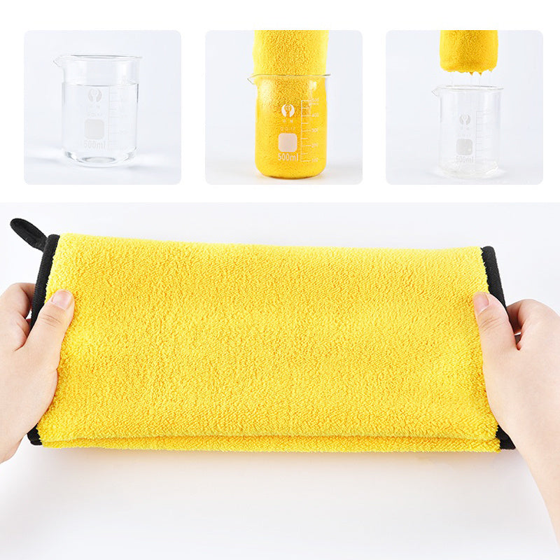 Soft Grey and Yellow Pet Towels