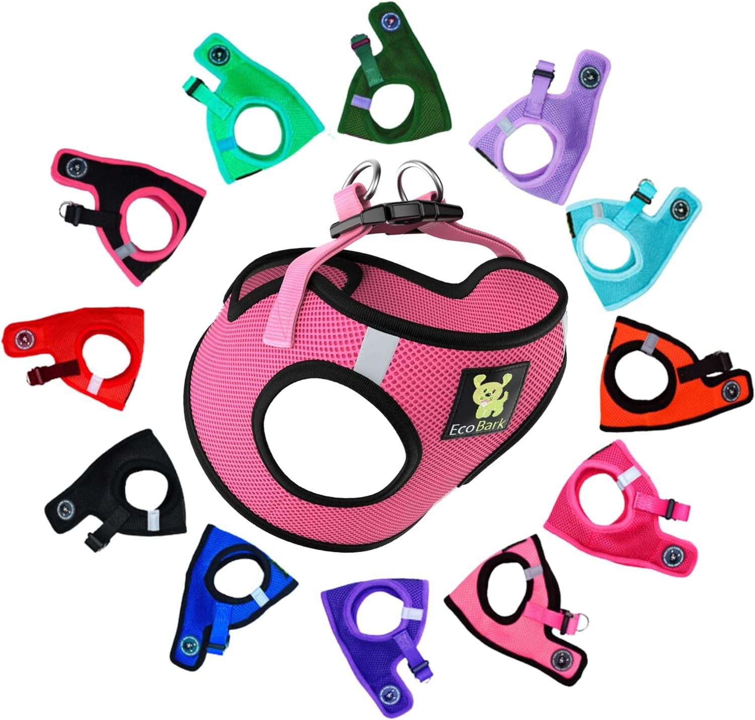 Reflective and Adjustable Teacup Harness 