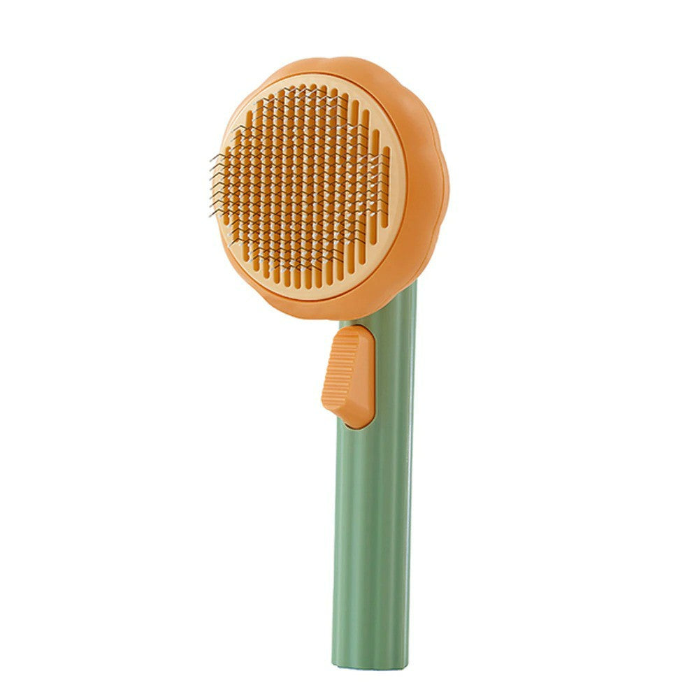 Pumpkin Design Grooming Comb for Pets