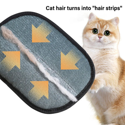 Cat Hair Cleaner Pet Gloves Household Hair Remover Cat Dog Hair Remover Brush Remover Hair Sticking Device Home Hair Scraper