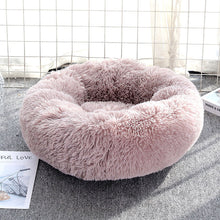 Donut-Shaped Plush Bed for Pets