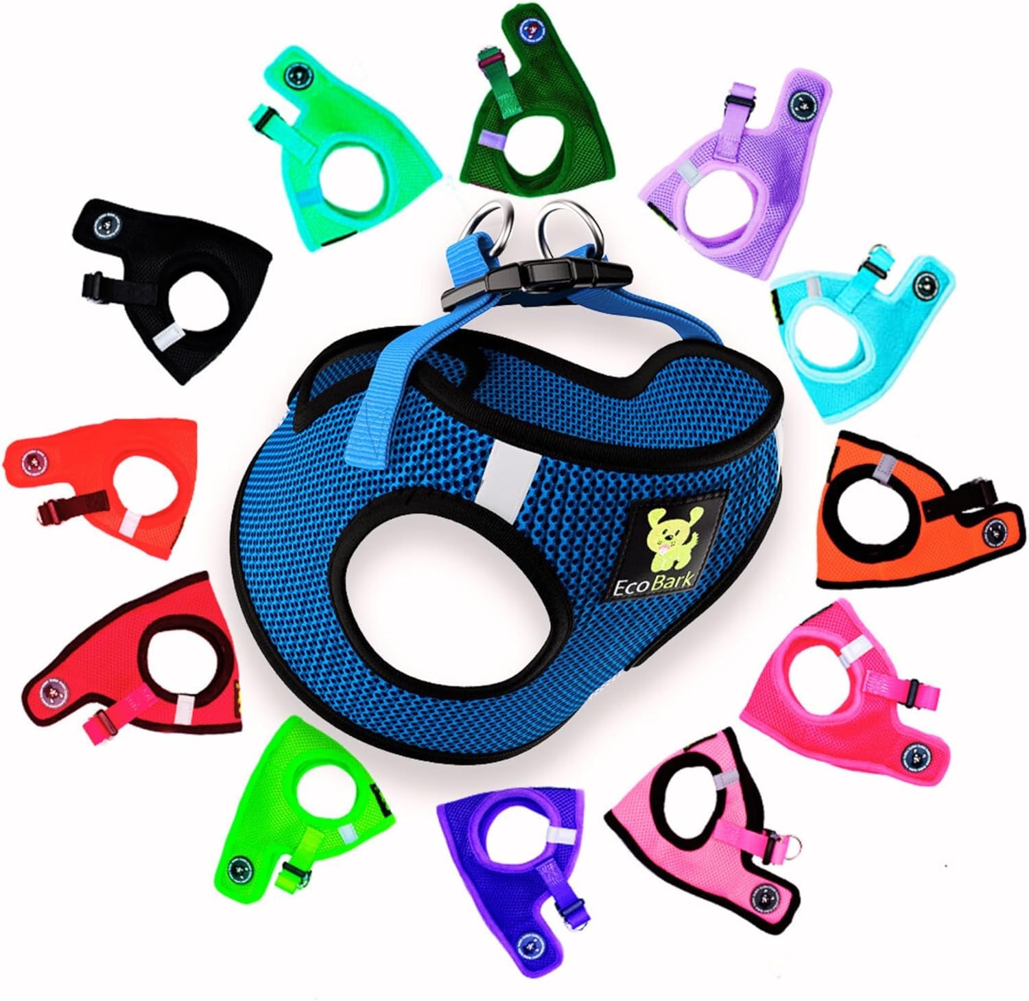 Reflective and Adjustable Teacup Harness 