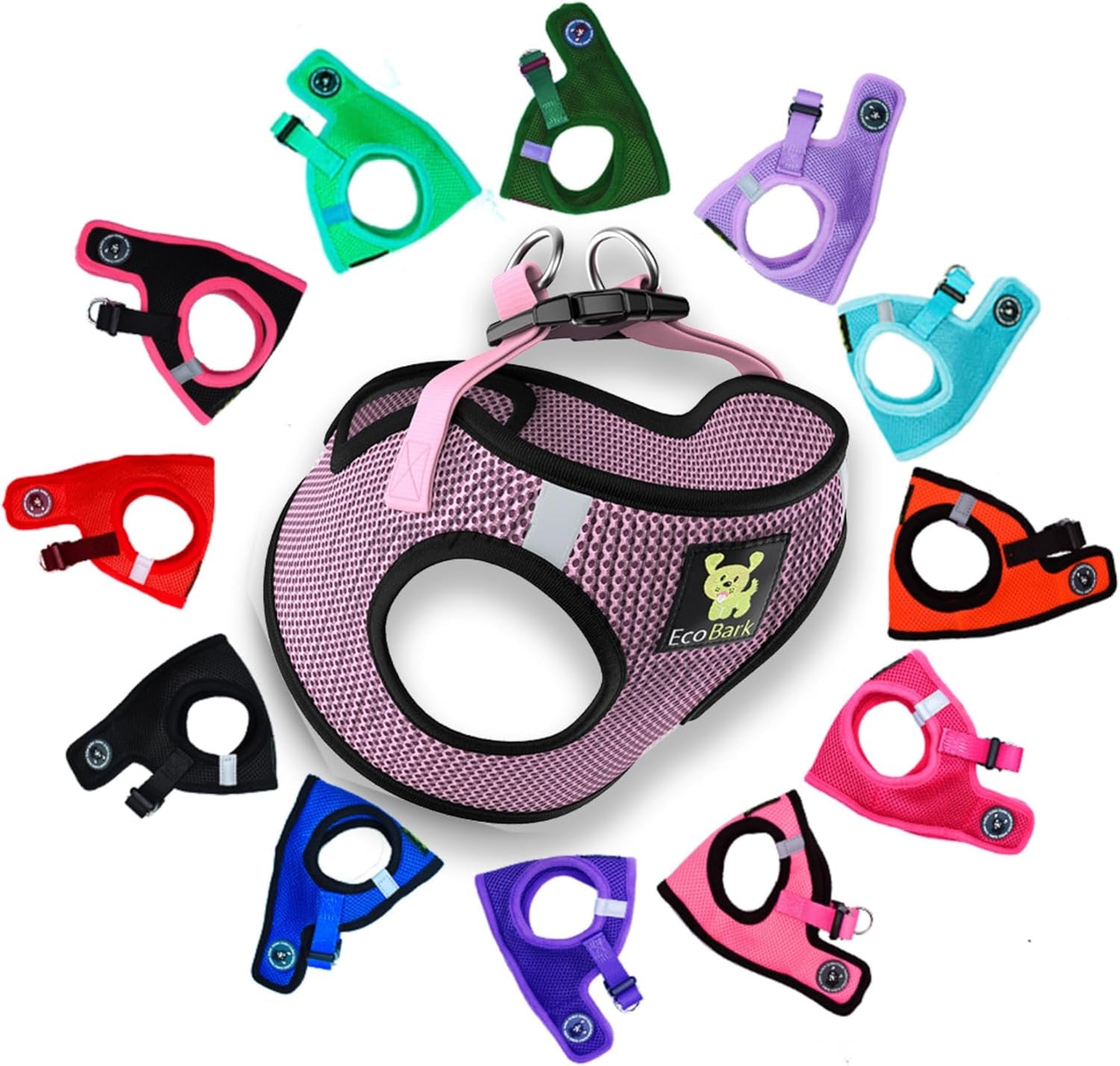 Reflective and Adjustable Teacup Harness 